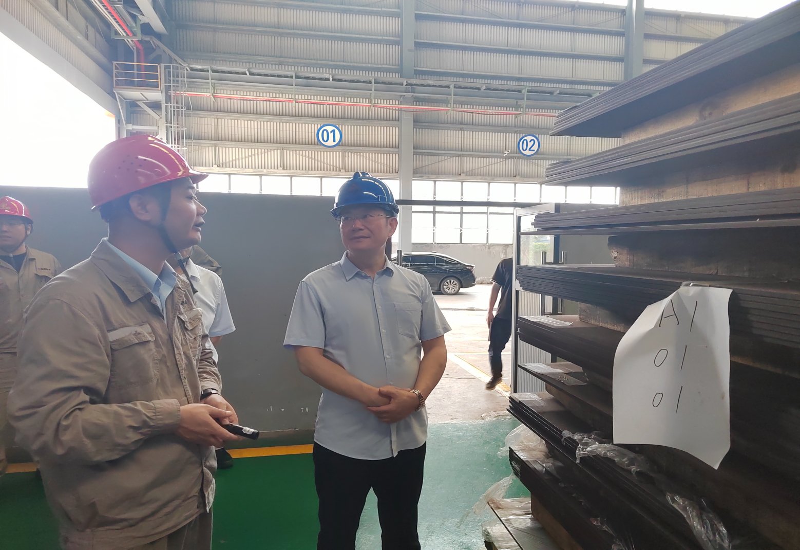 罗真副市长带队开展重点工业企业,项目专题调研