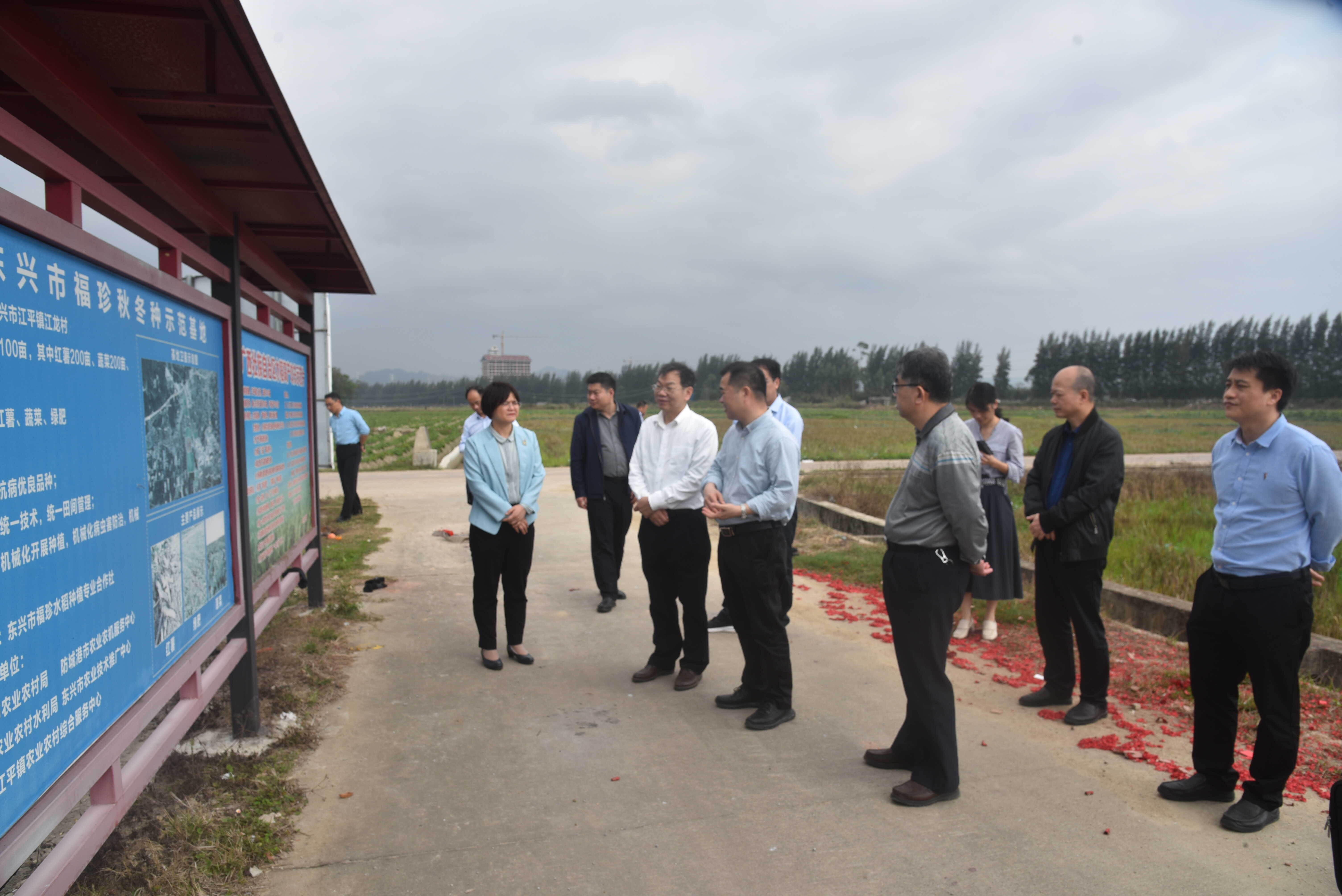 自治区水利厅党组书记周光华到防城港市调研水利工作